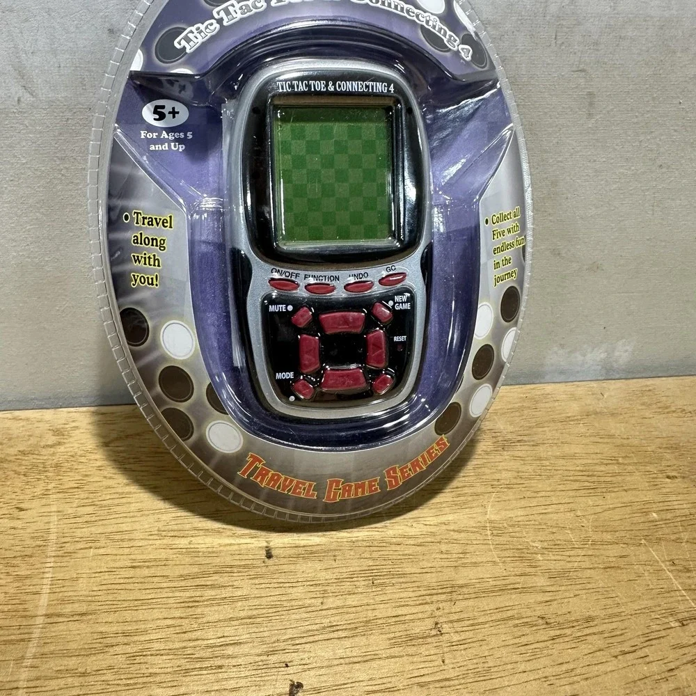 Sakar Travel Game Series Tic Tac Toe & Connecting 4 Handheld Electronic Game New - Picture 3 of 6